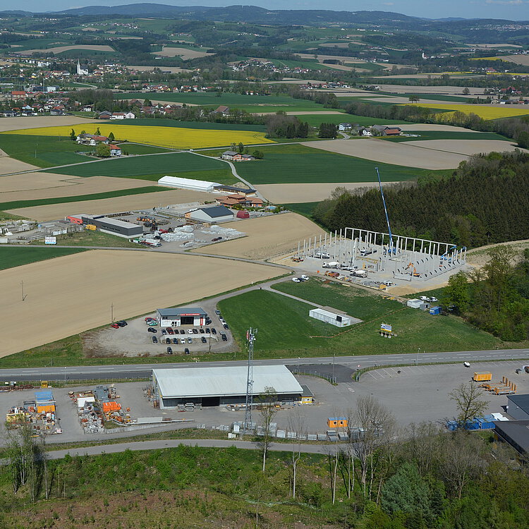 Betriebsbaugebiet Laufenbach im Bezirk Schärding